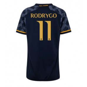 Real Madrid Rodrygo Goes #11 Replika Udebanetrøje Dame 2023-24 Kortærmet